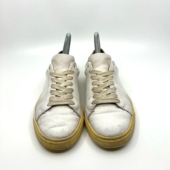 FRYE Ivy Low Lace White Leather Sneaker Women's 6 US - Picture 4 of 9